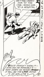 "DETECTIVE COMICS" #367 COMIC PAGE ORIGINAL ART BY CARMINE INFANTINO.