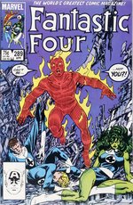 "FANTASTIC FOUR" #289 COMIC BOOK COVER ORIGINAL ART BY JOHN BYRNE.