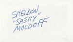SHELDON MOLDOFF SIGNED BASEBALL.