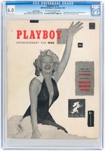 "PLAYBOY" VOL. 1 #1 DECEMBER 1953 CGC 6.0 FINE (MARILYN MONROE - RED STAR VARIANT).