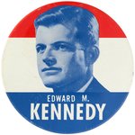 FIRST SENATORIAL CAMPAIGN 1962 BUTTON FOR "EDWARD M. KENNEDY."