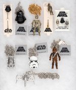 "STAR WARS" COLLECTION OF JEWELRY, BELTS/BUCKLES AND PATCHES.