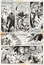 "MARVEL PREMIERE" #6 COMIC BOOK PAGE ORIGINAL ART FEATURING DOCTOR STRANGE BY FRANK BRUNNER.