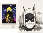 BOB KANE "BATMAN AND ME" SIGNED & NUMBERED DELUXE EDITION BOOK WITH SKETCH.