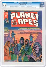 "PLANET OF THE APES" #1 AUGUST 1974 CGC 9.8 NM/MINT.