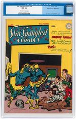 "STAR SPANGLED COMICS" #39 DECEMBER 1944 CGC 9.2 NM- MILE HIGH PEDIGREE.