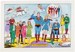 "THE SUPERMAN FAMILY" ORIGINAL ART BY SHELDON MOLDOFF.