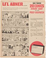 "ST. LOUIS POST DISPATCH" 1939 NEWSPAPER COMICS SECTION WITH SUPERMAN, POPEYE, BUCK ROGERS & OTHERS.