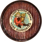 R.F. OUTCAULT "BUSTER BROWN" 1904 ELECTION CARTOON ORIGINAL ART CUSTOM FRAMED DISPLAY.