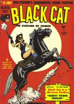 LEE ELIAS "BLACK CAT" #12 COMIC BOOK DOUBLE-PAGE SPREAD ORIGINAL ART FRAMED DISPLAY.