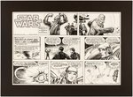 "STAR WARS: HAN SOLO AT STARS' END!" SUNDAY PAGE ORIGINAL ART BY ALFREDO ALCALA.