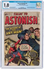 "TALES TO ASTONISH" #35 SEPTEMBER 1962 CGC 1.0 FAIR (FIRST ANT-MAN IN COSTUME).