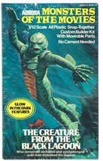 AURORA "MONSTERS OF THE MOVIES - CREATURE FROM THE BLACK LAGOON" FACTORY-SEALED MODEL KIT.