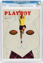 "PLAYBOY" VOL. 1 #11 OCTOBER 1954 CGC 7.5 VF-.