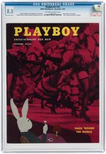 "PLAYBOY" VOL. 1 #12 NOVEMBER 1954 CGC 8.5 VF+.