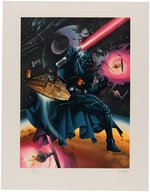 STAR WARS "GALAXY" KEN STEACY SIGNED & NUMBERED LITHOGRAPH.