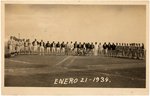 1934 CONCORDIA BASEBALL TEAM REAL PHOTO POSTCARD WITH MARTIN DIHIGO, JOSH GIBSON & ALEJANDRO OMS.