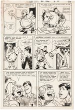 "ADVENTURES OF JERRY LEWIS" #120 COMIC BOOK PAGE BOB OKSNER ORIGINAL ART LOT.