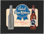 "PABST BLUE RIBBON BEER" THERMOMETER PROTOTYPE ORIGINAL ART DISPLAY.