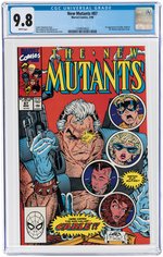 "NEW MUTANTS" #87 MARCH 1990 CGC 9.8 NM/MINT (FIRST CABLE).