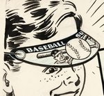 "BASEBALL SUN VISOR AND SCORE COUNTER" PREMIUM SIGNS & PROTOTYPE SIGN ORIGINAL ART.