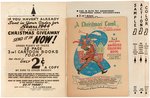 "1944 SEARS CHRISTMAS GIVEAWAY" PROMOTIONAL FOLDER WITH "A CHRISTMAS CAROL" COMIC BOOK.