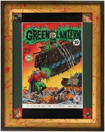 IRWIN HASEN "GREEN LANTERN" #5 COVER RECREATION ORIGINAL ART CUSTOM FRAMED DISPLAY.