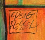 CREIG FLESSEL "ADVENTURE COMICS" #44 SANDMAN COVER RECREATION ORIGINAL ART CUSTOM FRAMED DISPLAY.