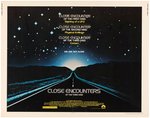 "CLOSE ENCOUNTERS OF THE THIRD KIND" HALF-SHEET MOVIE POSTER.