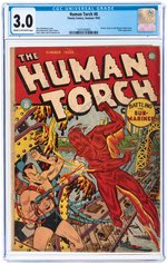 "THE HUMAN TORCH" #8 SUMMER 1942 CGC 3.0 G/VG.
