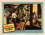 "THE MONSTER THAT CHALLENGED THE WORLD" LOBBY CARD NEAR SET.