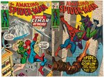 AMAZING SPIDER-MAN #91-100 RUN OF TEN ISSUES.