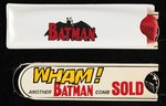 "BATMAN UNBREAKABLE POCKET COMBS" FULL STORE DISPLAY.
