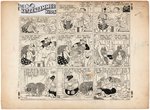 "THE KATZENJAMMER KIDS" 1948 SUNDAY PAGE ORIGINAL ART BY HAROLD KNERR.