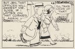 "ALEXANDER SMART, ESQ." & "DAFFY DOODLES" 1936 SUNDAY PAGE ORIGINAL ART BY DOC WINNER.