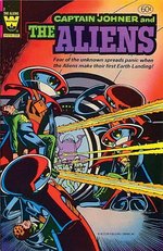 "CAPTAIN JOHNER AND THE ALIENS" #2 COMIC BOOK COVER ORIGINAL ART BY RUSS MANNING.