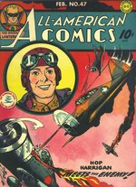 "ALL-AMERICAN COMICS" #47 COMIC BOOK PAGE ORIGINAL ART BY IRWIN HASEN (GREEN LANTERN).