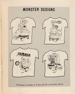 ROACH STUDIOS 1967 CATALOG WITH MONSTER/HOT ROD SHIRTS.