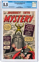 "JOURNEY INTO MYSTERY" #85 OCTOBER 1962 CGC 5.5 FINE- (FIRST LOKI).