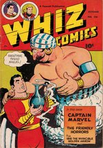 "WHIZ COMICS" #126 COMIC BOOK PAGE ORIGINAL ART BY KURT SCHAFFENBERGER (CAPTAIN MARVEL).