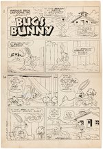 "LOONEY TUNES & MERRY MELODIES COMICS" #69 BUGS BUNNY COMIC BOOK PAGES ORIGINAL ART BY CHASE CRAIG.