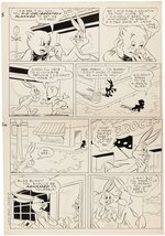 "LOONEY TUNES & MERRY MELODIES COMICS" #69 BUGS BUNNY COMIC BOOK PAGES ORIGINAL ART BY CHASE CRAIG.