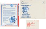 GI JOE D.E.F. ENVELOPE WITH FOLDER AND EDUCATION PROMOTIONAL MATERIALS.