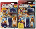 GI JOE SNOW SERPENT AFA 85NM+ PLUS TWO OTHER CARDED VARIETY EXAMPLES.