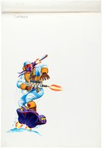 G.I. JOE "SNOW SERPENT" FINAL CARD ORIGINAL ART.