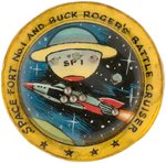 BUCK ROGERS & 1950s SPACE THEMED PALM PUZZLE PROTOTYPE ORIGINAL ART LOT.