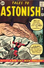 "TALES TO ASTONISH" #36 COMIC BOOK COVER RECREATION ORIGINAL ART BY ANGEL GABRIELE (ANT-MAN).