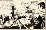 "WORLD'S FINEST COMICS" #214 COMIC BOOK PAGE ORIGINAL ART BY DICK DILLIN.