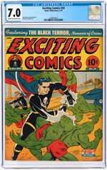 "EXCITING COMICS" #24 JANUARY 1943 CGC 7.0 FINE/VF.