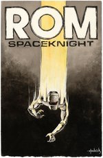 "ROM SPACEKNIGHT" ORIGINAL ART BY TOM HAUBRICK.